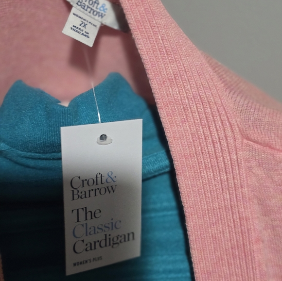 Craft & Barrow The Classic Cardigan Open Front - Picture 6 of 7